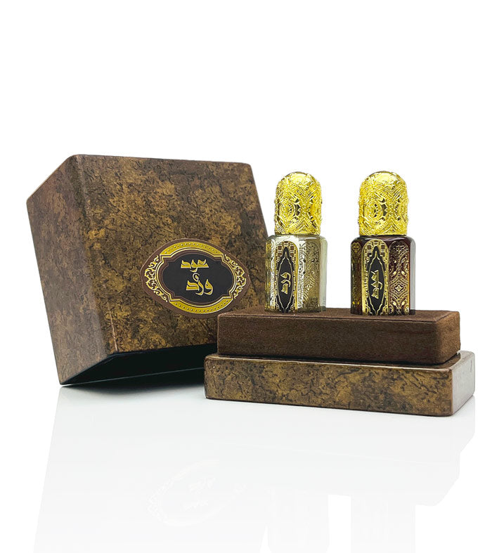 Oud and Ward - For him and her - Arabic Oil - 5.8 ML Each - Junaid Perfumes - Bahrain
