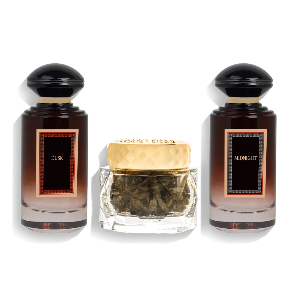 Onyx Collection - For him and her - Perfume Spray Collection - 100 ML & 60 Gram - Junaid Perfumes - Bahrain